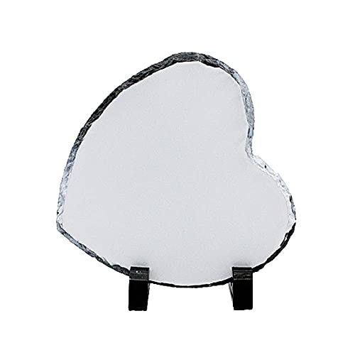 Mr.R SSR19 Heart Rock Slate Photo Plaque Picture Frame thumb #1