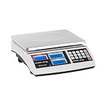 Steinberg Systems Counting Scale 30 kg / 1 g 21 x 27 cm 3 LCD Digital Counting Device Digital Counting Unit Inventory Measure Electronic Weighing Tool