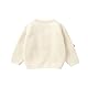 L&ieserram Baby Jungen Mädchen Halloween Gestrickt Pullover Jumper Neugeborenen Kinder Langarm Strickpullover Pulli Kleinkinder Kleidung Outfit Knitted Sweater (Kürbis - Weiß, 9-12 Monate)