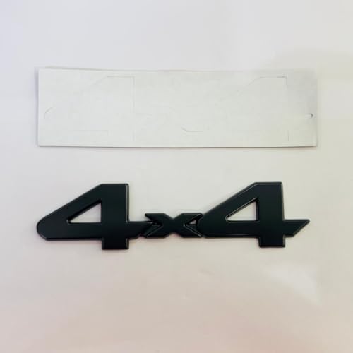 Image of Emblems for Car & Bike Metal Lo.go and Grill Me.tal Lo.go, Auto Accessories for Car Emblem 3D Badge Auto Racing Sport Sticker Grand Tourer Decal. (4x4 Black Metal Sticker)