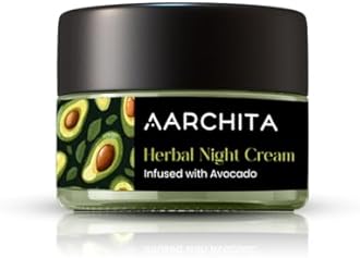 Avocado Night Cream | Retinol Anti Aging Night Cream with Hyaluronic Acid Vitamin C | Anti aging cream for oily & dry skin for Men & Women | Paraben & Sulphate Free (30 Gms)