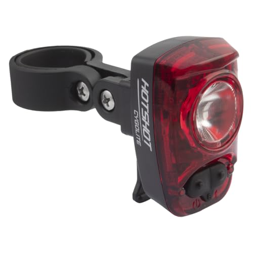 Cygolite Hotshot 180 Lumen Bicycle Taillight – 7 Night & Daytime Modes– User Adjustable Flash Speeds- Compact Design– IP64 Water Resistant– USB-C Rechargeable–Great for Busy Roads