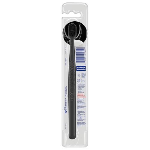 Colgate Total Active Prevention Soft Bristle Whitening Toothbrush, Soft Toothbrush with Charcoal Infused Bristles, Helps Whiten and Reaches Deeper Along the Gumline and Between Teeth, Black, 1 Pack - image 9