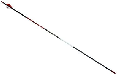 BLOODSPORT Archery Impact Hunter 500 Spine Arrows (6-Pack).004-Inch, Black