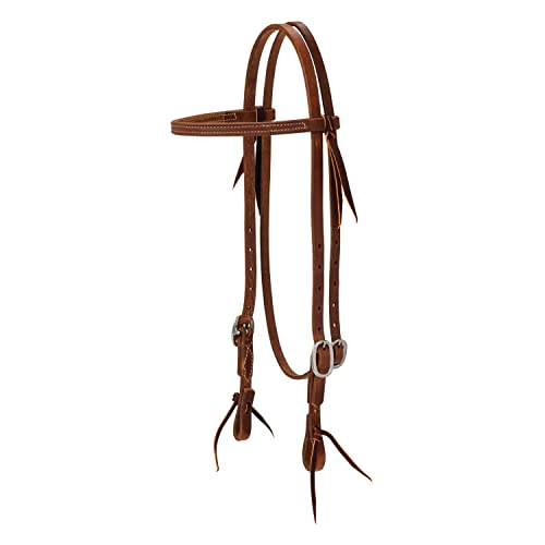 Cabecera para caballo Weaver Leather de 5/8" en cuero engrasado unisex