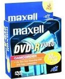 MAXELL DVD-R Square Camcorder Disc ? 3 Pack