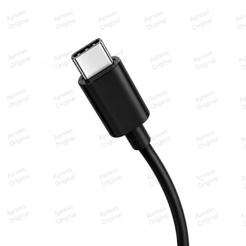 Image of Original Wired Earphone Compatible with XIAOMI Type-C in-Ear Earphones with 12.4mm Drivers, HD Microphone, and IP54 Dust & Water Resistance (Black)