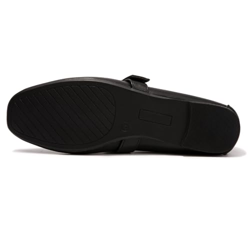 LM Womens Ballet Flats Mary Jane Flats Comfortable Casual Dress Shoes with Buckle Strap3