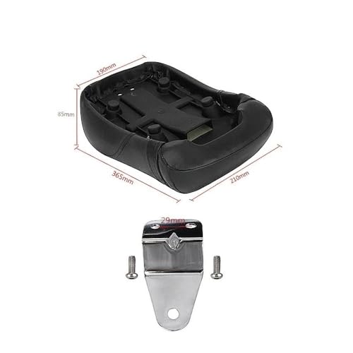 Asiento de motocicleta en cuero sintético resistente para Boulevard C50 7
