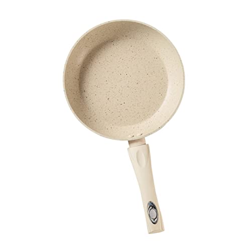 Didiseaon Sartén Antiadherente de Piedra Maifan Mango Ergonómico para Cocina de Inducción para Cocinar Huevos y Filetes Ligera y Portátil