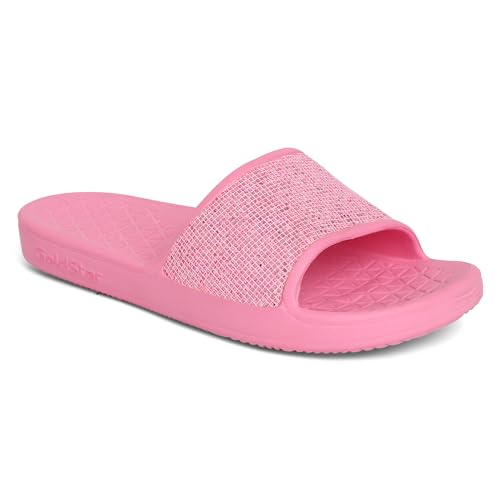 Image of GOLDSTAR DANA-02 Pink Comfortable EVA Waterproof Slippers Flip Flops Chappals Cushioned Sliders Daily Use Slipper Slip-On Slipper /Sliders For Women