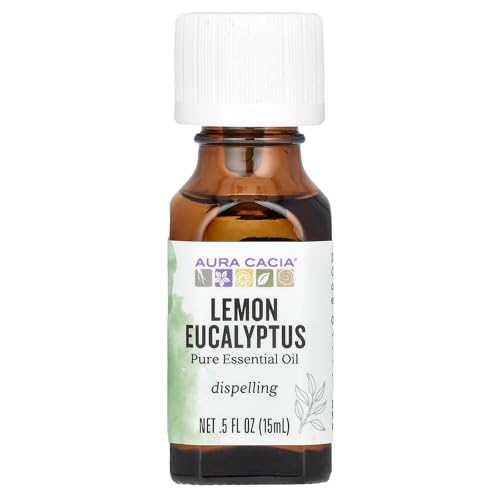 Aceite esencial puro Lemon Eucalyptus Aura Cacia 15 ml miniatura 1