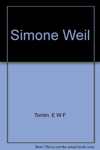 Simone Weil B000UKSIJU Book Cover
