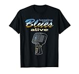Micrófono Blues Music Camiseta
