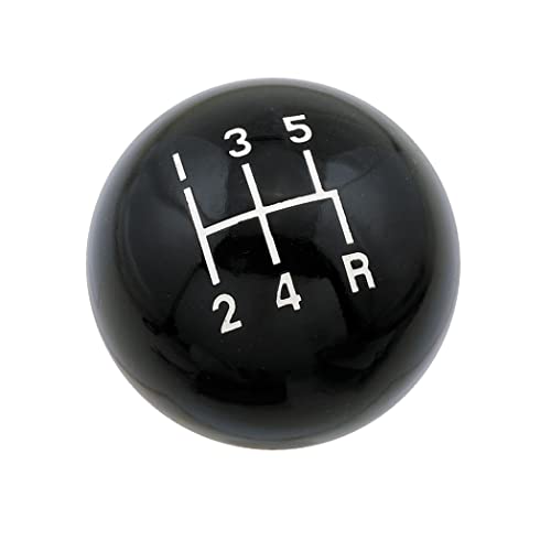 Mr. Gasket 9626 Black 3/8-16 UNC Classic 5 Speed Round Ball Shift Knob