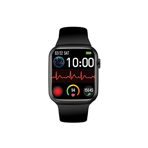 Image of Promate Xwatch-B19 Fitness Smart Watch,1.9 inch Display Bluetooth Calling,IP67 Water Resistant,Voice Assistant,15 Days Battery Life,30 Sports Modes,Real-Time Health Monitor,100+ Watch Faces (Black)