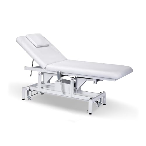 LBH Camilla Estética eléctrica de 2 cuerpos con 1 Motor y Agujero Facial Modelo Mary Blanca