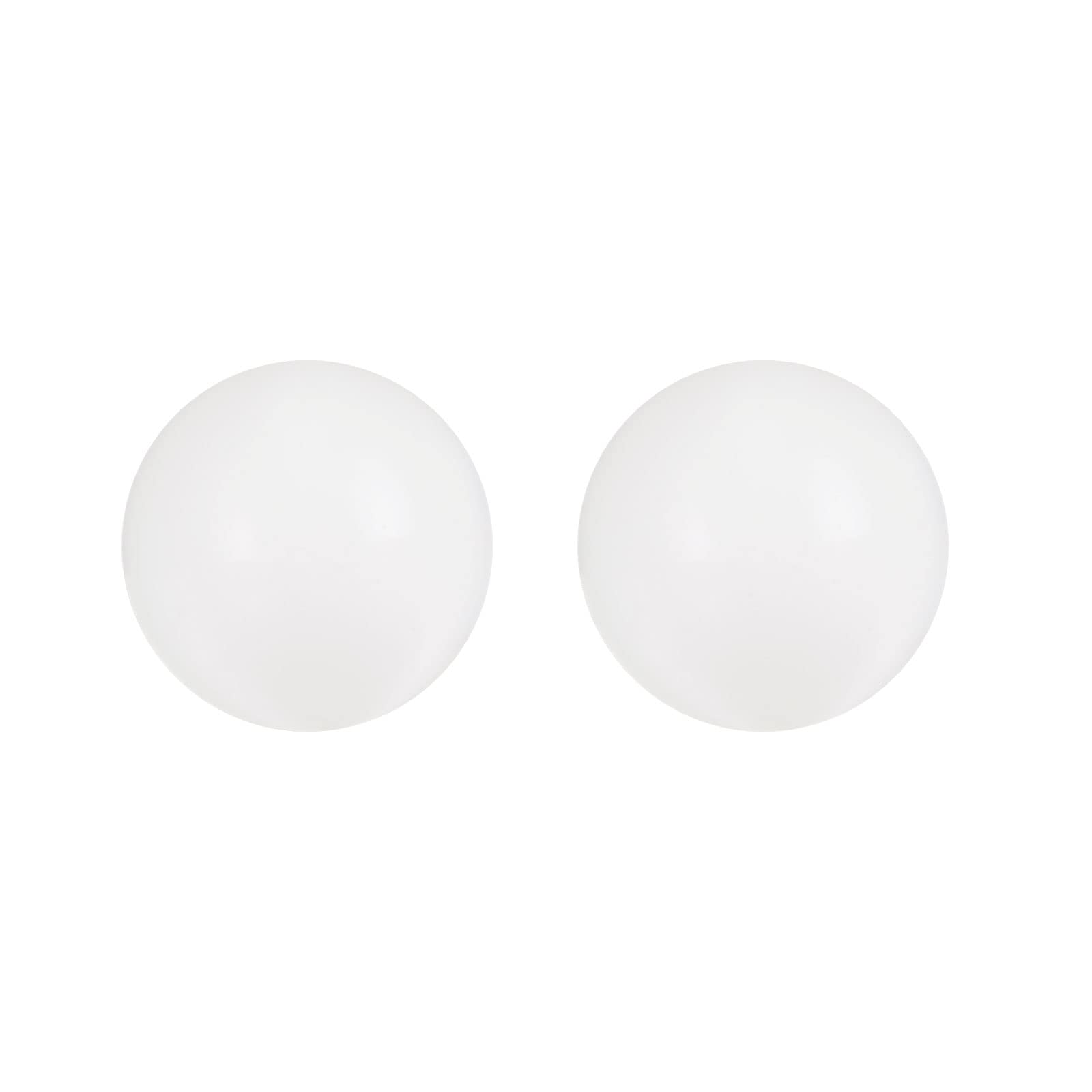 sourcing map 2pcs PA66 Nylon Solide Plastique Billes 23mm G3 Précision Roulement Billes