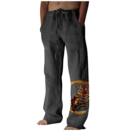 Litale Homeboy Herren Sommer Hose Herren Jogginghose Herren Kariert Shape...