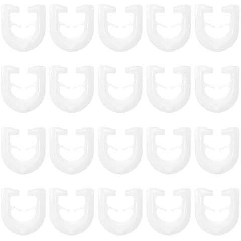 YINETTECH 200pcs Plastic Curtain T-Gliders Cover