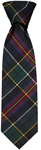 Cravate Allison Modern Tartan en laine légère pour homme