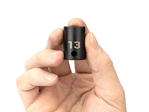 Image of TEKTON 3 /8 Inch Drive x 13 mm Shallow 6-Point Impact Socket | SID12113
