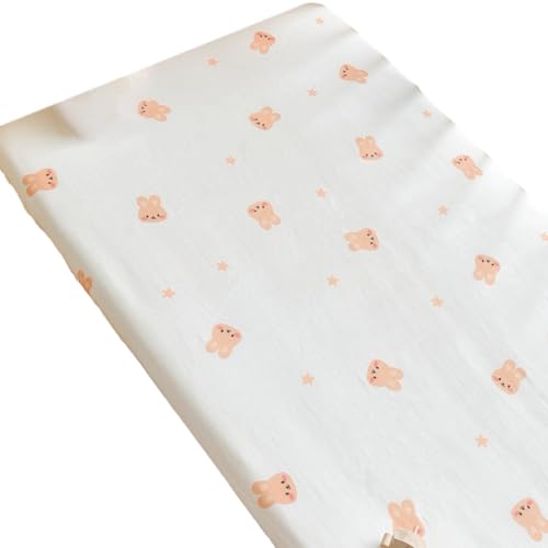 Tmboryuu Baby Bassinet Fitted Sheet Soft & Comfortable Protective Sleeve Case for Boys Girls Fit Multi Shape Mattresses