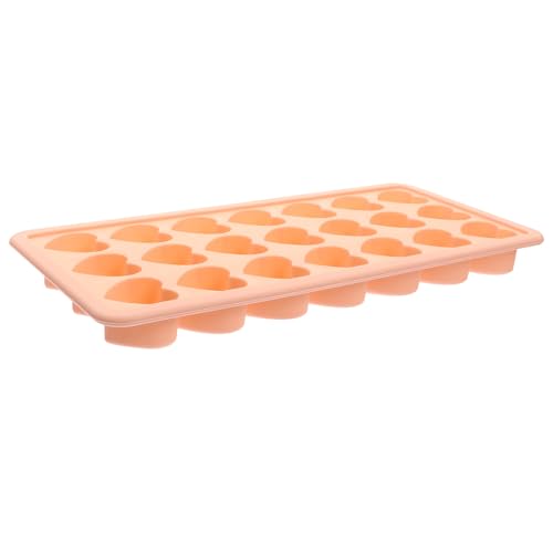Molde para cubitos de hielo silicona corazón flexible miniatura 1
