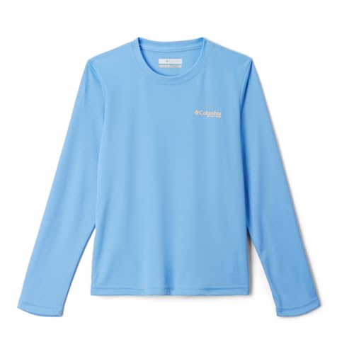 Columbia Toddler Boys Terminal Tackle PFG Fish Flag Long Sleeve, White Cap/PFG Fish Flag Update, 4T