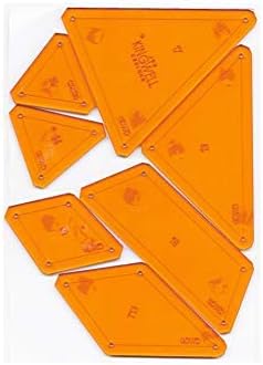 Jen Kingwell Acrylic Tempters Series Template Set - Woodward 10" Quilt Block