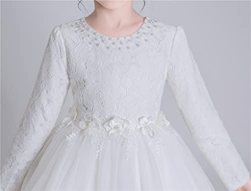 Shanghai Story Long Sleeve Knee Length A-Line Flower Holiday Birthday Wedding Party Dresses Tutu Dress3
