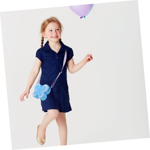 FRCOLOR Cute Butterfly-shaped Silicone Purse for Boy Girl Adorable Mini Crossbody Bag As Boy Girl Handbag and Stylish Accessory for Little Girls4