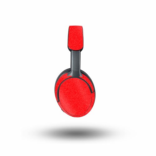 Image of MightySkins Glossy Glitter Skin Compatible with Bose QuietComfort Ultra - Solid Red | Protective, Durable High-Gloss Glitter Finish | Easy to Apply, Remove, and Change Styles