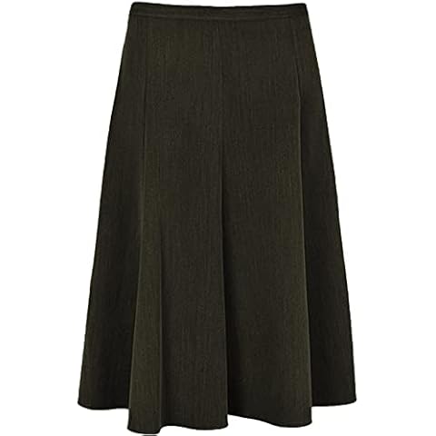 Fashion City 8 Panel Flared Midi Skirt Cover