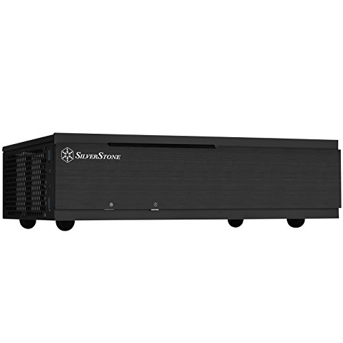 Image of Silverstone Technology Milo ML06-E Slim Mini-ITX Media Center /HTPC Case, SST-ML06B-E, Black