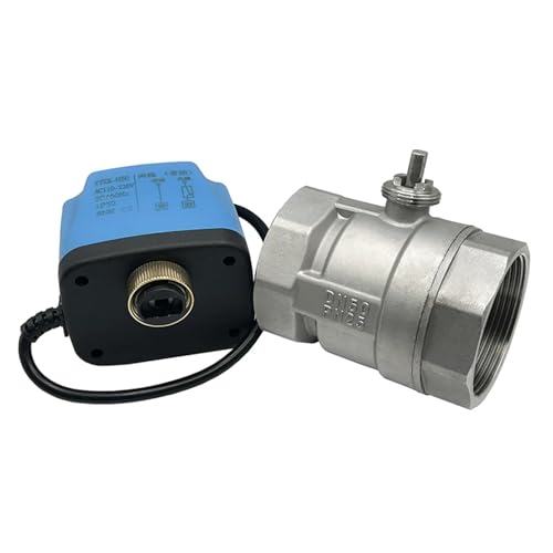 Vanne à bille motorisée DN32 en acier inoxydable 110V normalement ouverte pour l'eau