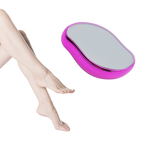 JSMAASER Hair Eraser for Women and Men, Crystal Hair Remover, Painless Exfoliation Reusable Crystal Hair Eraser for Arms Legs (Rose Pink)