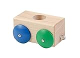 ahrens Geburtstagswagen, Ahornholz, 1,8 cm Kerzenbohrung, Erweiterungswagen für Geburtstagszug