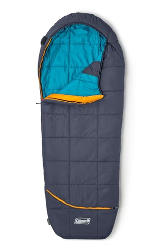 Coleman Big Bay 0/20/40°F Cold-Weather Sleeping Bag, Adult Mummy...