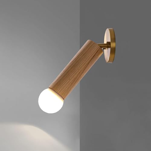 Foco LED de, Luz de pared con puntos de techo, Downlight giratorio de 7 W con base de latón, Lámpara de noche Compatible with ., Aplique de pared interior ajustable en ángulo,Lámparas de techo Chand