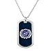 GRAPHICS & MORE Star Trek United Federation of Planets Logo Military Dog Tag Pendant Necklace with Chain