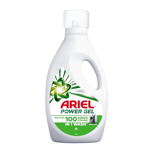 Image of Ariel Power Gel Liquid Detergent for Front Load - 2Kg+500g free | Removes 100 Dried Stains in 1 Wash | Faster Dissolving | Long-Lasting Fragrance | Color Protection | At the price of Powders
