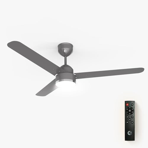 Image of CG AeroSwift Prime Ceiling Fan (1200mm) | High speed BLDC Motor | 5 star rated | LED Downlight | Saves upto 60% Electricity bill | 3+2 Year Warranty |Superior Air Delivery | Glossy Grey