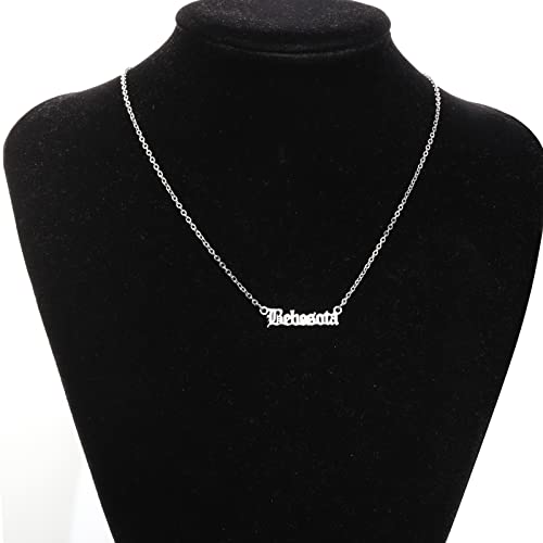 KEYCHIN Bebesota Music Necklace With Card Bunny Music Album Necklace Singer Album Jewelry3