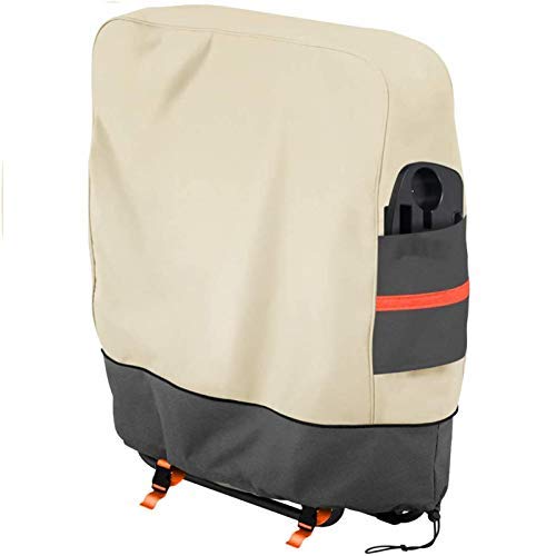 SOKINGCOVER Zero Gravity Housse de chaise pliante d'extérieur imperméable et résistante aux UV 75x 25 x 101 cm Cover