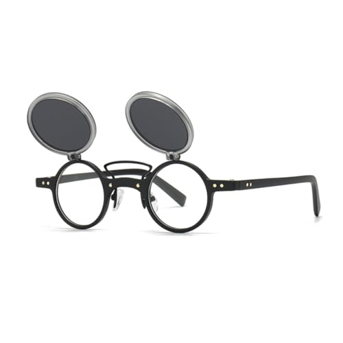 Lunettes rondes rétro unisexes à rivets le style vintage intemporel pour votre quotidien