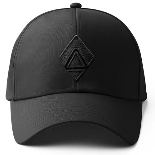 urban ace | Baseball Cap | Men Women | Snapback closure, adjustable | 100% cotton outdoor running sport leisure baseball cap hole cap men women (black logo)