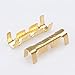 Quick Docking Connect Wiring Terminal Brass Crimp Electric Butt Connector Kit U-Shaped Tab 0.3-1.5mm² Brass Crimp Terminals Kit Connectors Tool Yellow