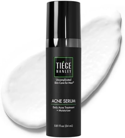 Tiege Hanley Acne Serum for Men, Salicylic Acid, Oily Skin, 0.8 Fl Oz