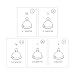 UBMOM Replacement Nipple Set, 2 Counts, + Level (6M~)